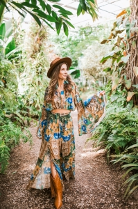 Spodnie Olie wild blue birds