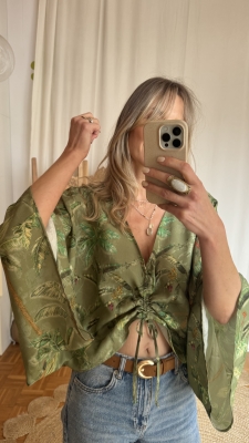 Bluzka Luna jungle lady UNIKAT  