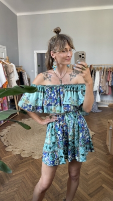 Bluzka Kate ocean boho UNIKAT