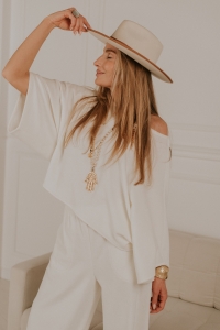 Bluza Tatiana panna cotta